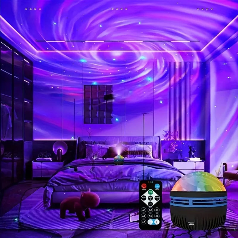 Duskell Nebula Projector — Aurora & Starlight Galaxy Light